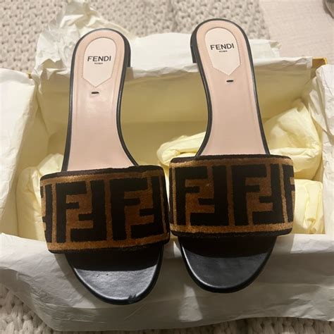 fendi sabot sandals|Fendi boots for women.